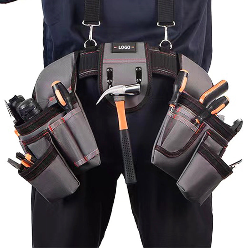 Multi - functional Shoulder and Waist Bag for Equipment Repair Tools