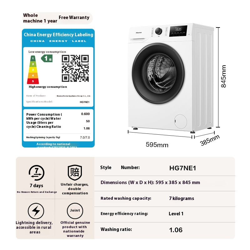 Hisense SteamSlay™ Front Load Washer