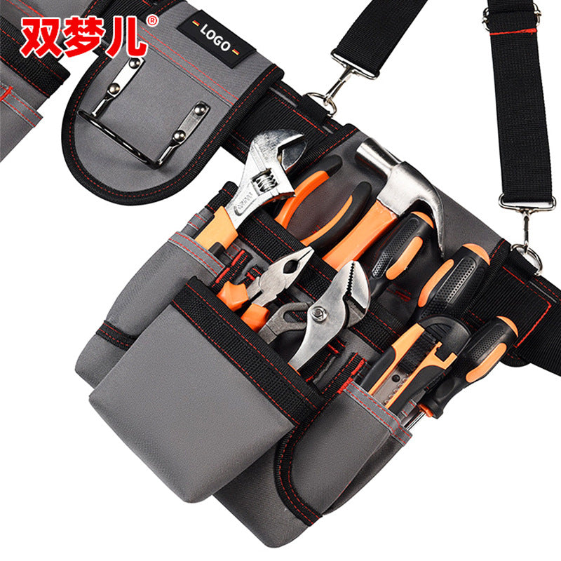 Multi - functional Shoulder and Waist Bag for Equipment Repair Tools