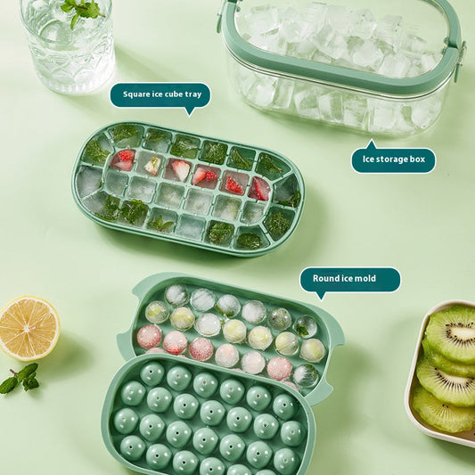 Press - type Silicone Ice Cube Mold